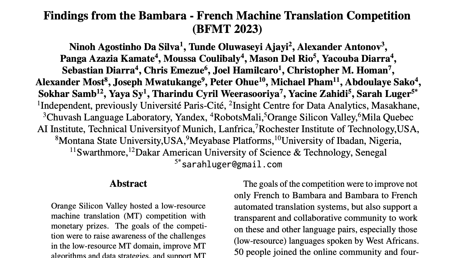 2nd Prize - NLP Challenge